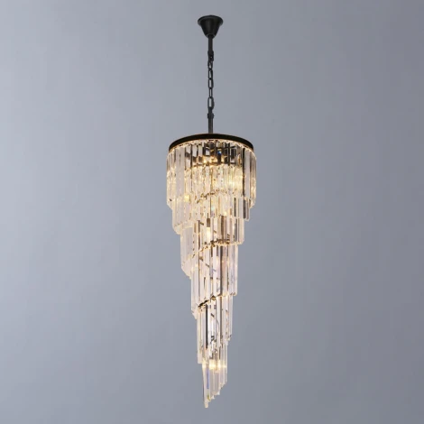 Подвесная люстра Divinare Charlotte 3011/01 SP-11 (220V, хрусталь, на цепи)