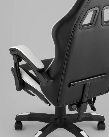 Кресло спортивное TopChairs MG-7019 черно-белый TopChairs УТ000042692