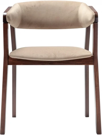 Кресло Dalia Soft Beige/Темный орех R-Home арт.400012520h_diagbeige_nut