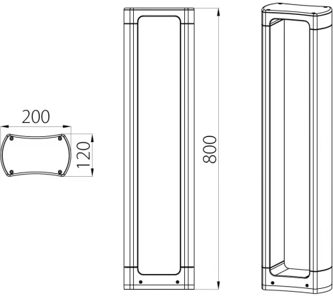 Наземный уличный светильник светодиодный IP65 Natural Concepts Dwell NC-003121-80-SB (220V)