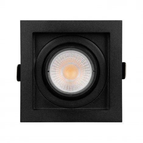 Встраиваемый светильник светодиодный MS-VORTEX-BUILT-S90x90-12W Day4000 (BK-BK, 40 deg, 230V) (Arlight, IP20 Металл) 057962