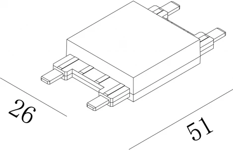 Коннектор SWG SLIM CN-SLIM-WH-I
