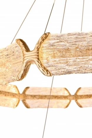 Подвесная люстра ярусная Fluorite Epico FL1050-10P (LED, 220V, на тросе, кольцо)