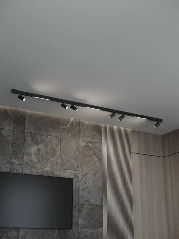 Трековая система в сборе магнитная накладная 48V 108W Hesby Lighting ElDeko HSBL_kompl_E005_NI3B4K