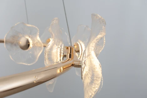 Подвесной светильник Rivoli Shannon 6135-101 (LED, 220V, на тросе, цветы)