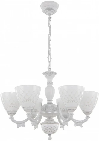 Подвесная люстра Arte Milano AM343837 343837/6 WT+SL (220V, на цепи)