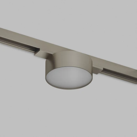 Трековый светильник для магнитного шинопровода Denkirs Shine Flow DK5761-DN 48V 6W, темный никель (LED, круглые)