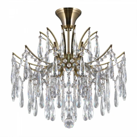 Потолочная люстра на штанге Citilux Селена CL302163 (220V, хрусталь)