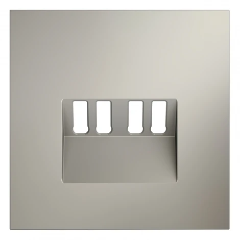 Накладка для розетки акустической 4-местной Voltum S70 VLS001503 (кашемир)