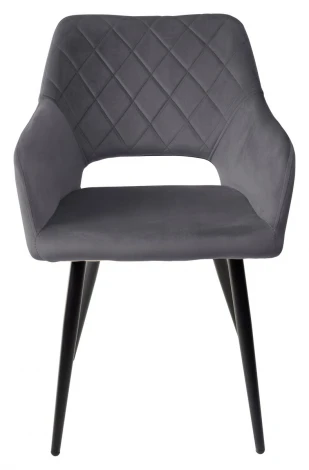 Стул ALLY BLUVEL-14 серый / черный каркас