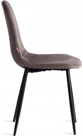 Стул BREEZE (mod. JSC-58) (Велюр,Металл  /Темно-серый,Черный)