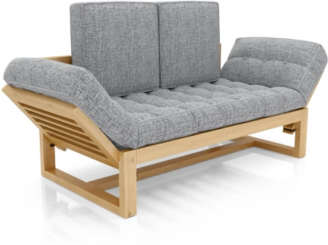 Кушетка Arsko Балтик сосна серая рогожка