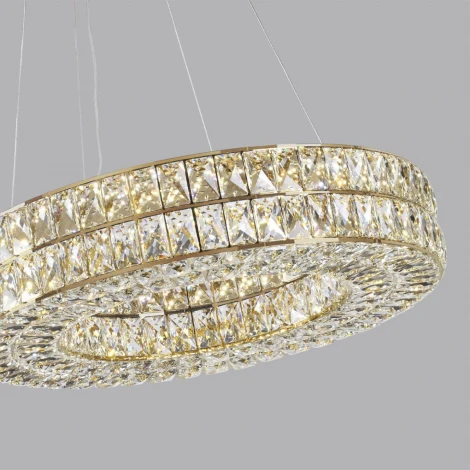 Подвесная люстра Odeon Light Panta 4926/52L золото/металл/хрусталь LED 52W 4000K 2971Лм