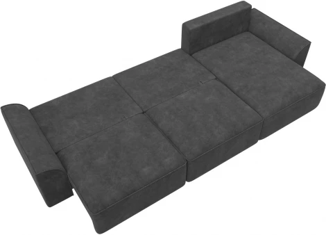 Диван угловой Лига-048 НПБ лонг Лига Диванов (Велюр) арт.128490