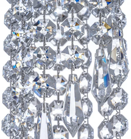 Встраиваемый светильник хрустальный Dio D'Arte Osimo Nickel GU10.5.14.8.211 N