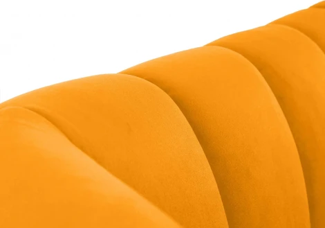 Кровать Queen Agata Lux ОГОГО (арт.636844), (Ткань/Желтый)