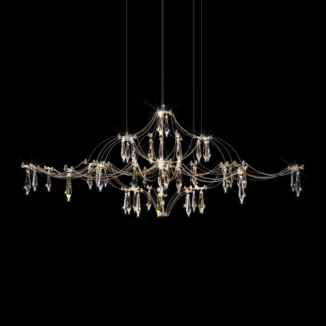 Подвесная люстра светодиодная Loft It Mira 10587/1000 Silver Asfour