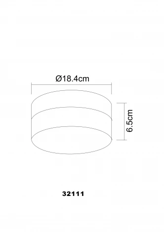 Потолочный светильник круглый Globo VRANOS 32111 (220V, IP44)