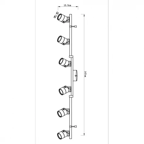 Спот Arte Lamp Lente A1310PL-6CC