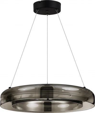 Подвесной светильник ST Luce Foray SL6019.333.01 Латунь/Дымчатый, Белый LED 1*36W