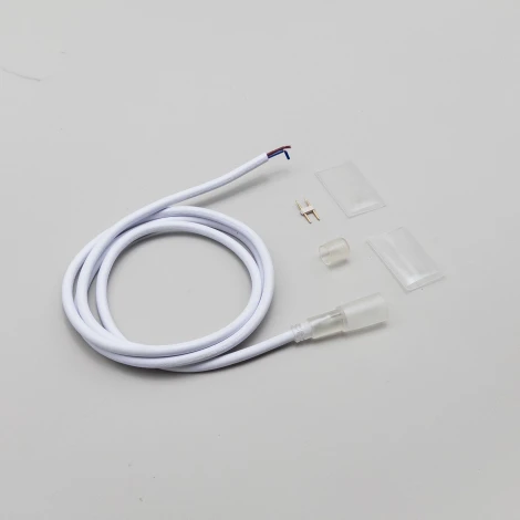 Установочный комплект для светодиодного Дюралайта 24В Ø13 мм, Белый Laitcom F3-24V-W