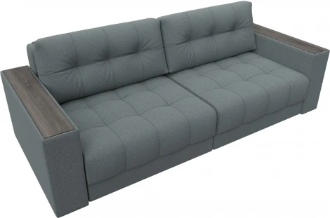 Диван прямой с декором Лига-049 НПБ Лига Диванов (Рогожка) арт.128384