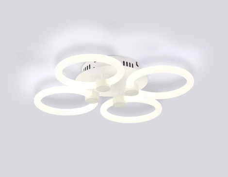 Потолочная люстра светодиодная с пультом Ambrella Original FA3808 (регулировка яркости, 220V, кольцо)