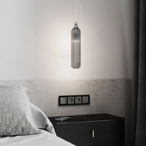 Накладка для розетки USB (графит акрил) Werkel W1171208 (a064100)