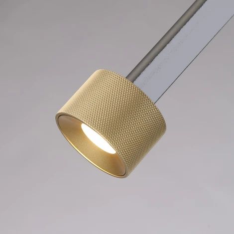 Подвесной светильник iLedex Delta 2362-1 BK+BR (220V, на проводе, круглые)