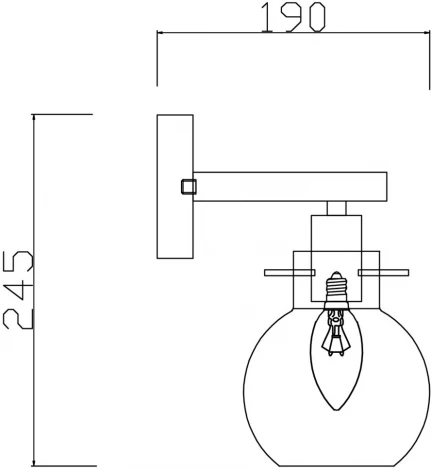 Бра Freya Circle FR5183WL-01G