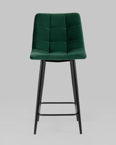Стул полубарный Джанго велюр зелёный 2 шт. Stool Group арт.УТ000038493