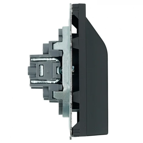 Вывод кабеля (черный уголь, soft touch) Stekker Эмили 50221