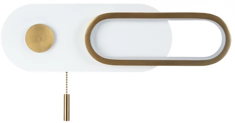 Настенный светильник Arte Lamp Lucas A2602AP-10WH (LED, 220V, выключатель)