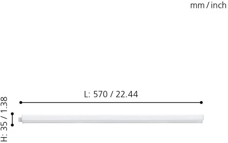 Настенно-потолочный линейный светильник Eglo Dundry 97572