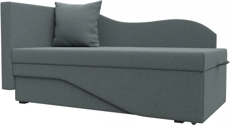 Кушетка Гармония левая (Серый/Рогожка) Лига Диванов арт.125839L