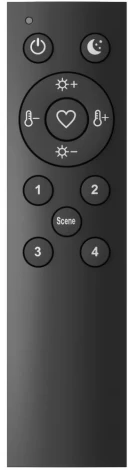 Пульт управления Denkirs Air Control TR7301-BK IP20 черный пластик