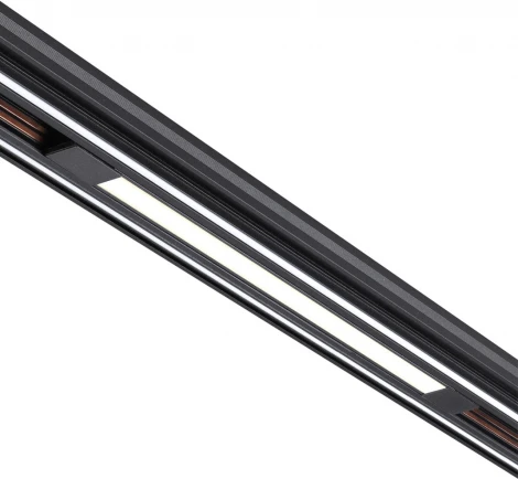 Трековый светильник низковольтный Novotech Flum 359431 SHINO черный LED 10W 48V 4000K