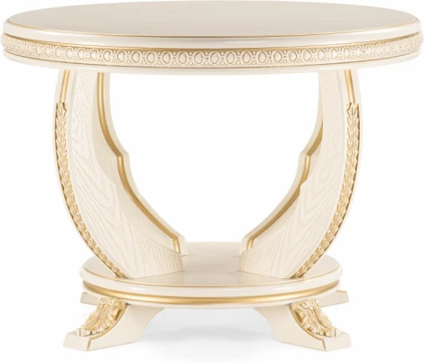 Журнальный стол Луис Woodville (Массив бука,Шпон/Золотой) арт.618721