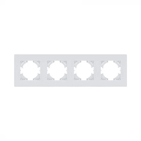 Рамка 4-постовая белый Kollinger Eleganz Plex EP4WH