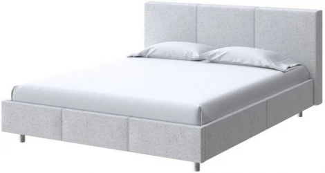 PROxSON Кровать Novo (Ткань: Жаккард Tesla Стальной) 160x200