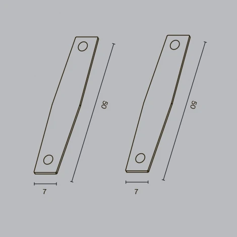 Коннектор/соединитель прямой для шинопровода Levity, 2шт Maytoni Accessories for tracks Levity TRA184C-12S