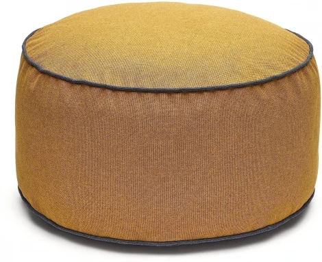 Пуфик La Forma (ex Julia Grup) Viera (Горчичный,Голубой)