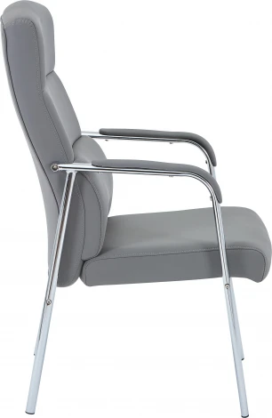 Кресло Everprof City Экокожа Серый арт.EP City PU Grey