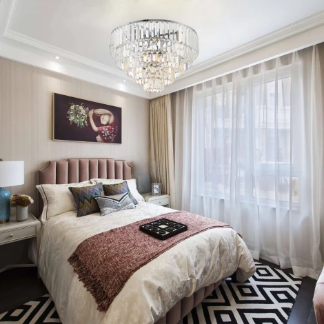 Потолочная люстра каскадная хрустальная Arte Milano Sorrento-7209 377209/7/490 CR (220V, круглые)