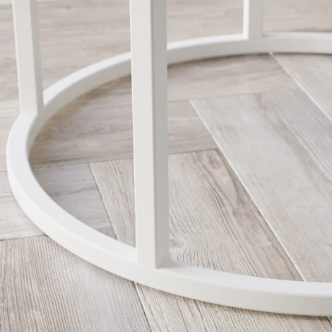 Стол придиванный Остин дуб янтарный/белый Mebelik 008954