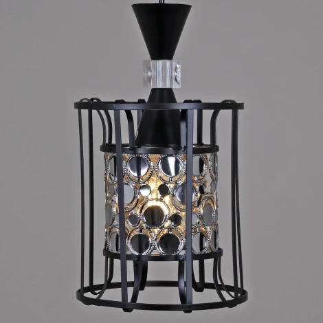 Подвесной светильник Reluce 05362-0.9-01 BK+CH (220V, на проводе)