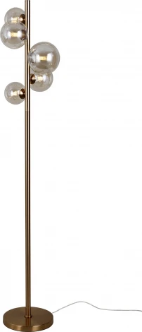 Торшер с выключателем Moderli Molly V10792-5F (220V, шар, молекулы)