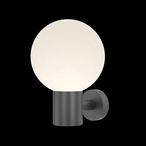 Настенный уличный светильник Maytoni Bold O598WL-01B (220V, шар, IP54)