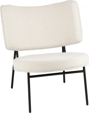 Кресло District Lounge букле белый Stool Group (арт.УТ000039109)