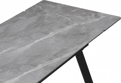 Кухонный стол Норман Notta (Металл,Керамика/Серый,Черный) арт.612198